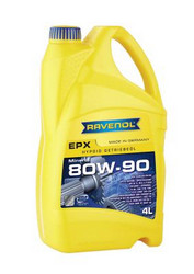 Купить трансмиссионное масло Ravenol Getriebeoel EPX SAE 80W-90 GL 5, в интернет-магазине в Луганске